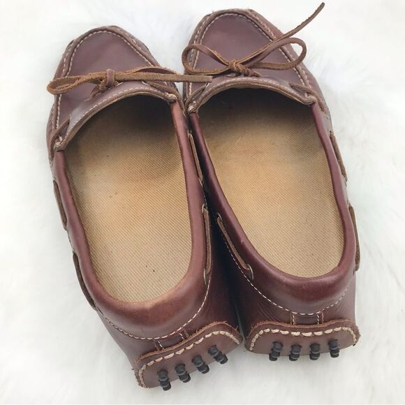 Cole Haan Gunnison Brown Leather Driving Loafers - Picture 4 of 14